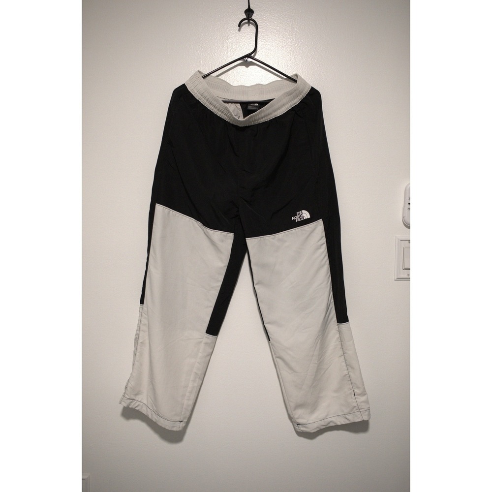 The North Face Womens FlashDry Colorblock Track Pants Black White Size Medium